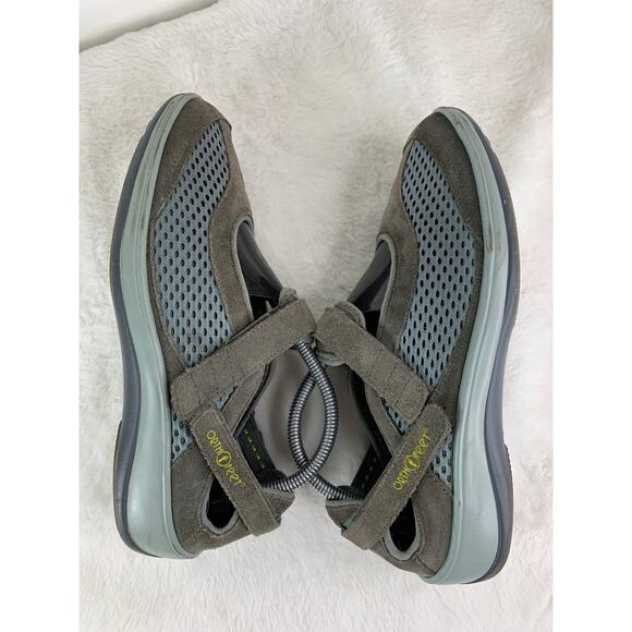 Orthofeet Sanibel Orthopedic Mary Janes Women’s Size 10 Gray Leather Mesh - Picture 5 of 8